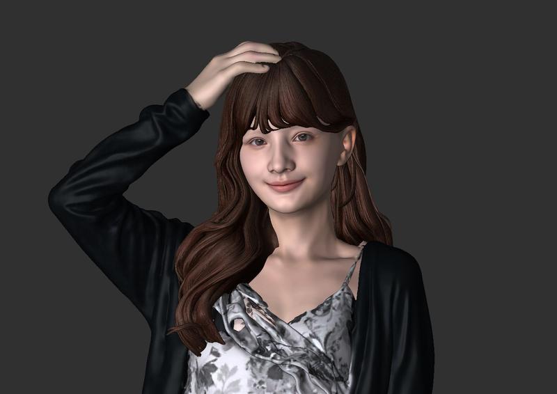 全彩UV 3D打印人物 Demo